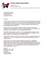 Walton Testimonial Letter